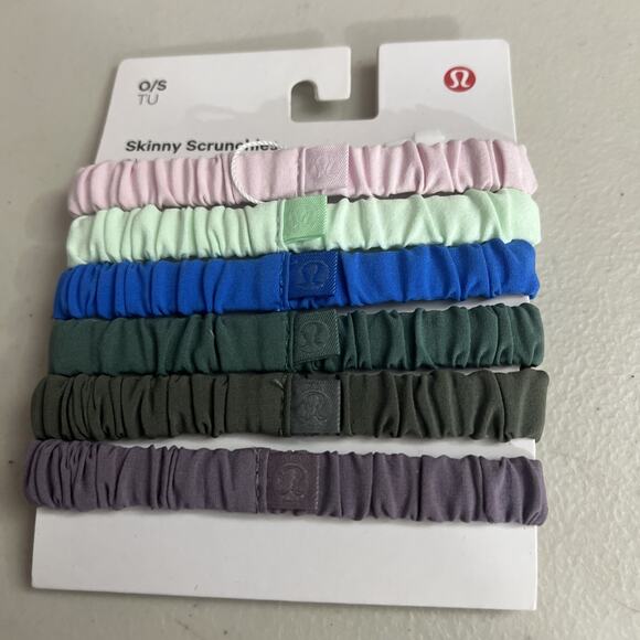 Lululemon Skinny Scrunchies 6 Pack NWT - Picture 2 of 4